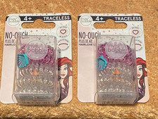 2 Packs Disney Princess Invisibobble Spiral Hair Rings Ariel 5/Each Pack NEW J2
