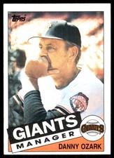 Danny Ozark 1985 Topps #365 Giants MLB READ FREE SHIPPING AutographDen