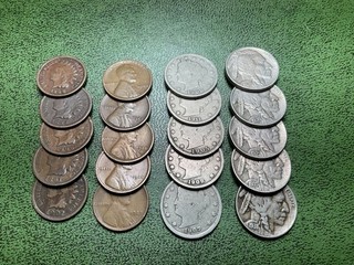 Old US Mixed Coin Collection Lot Auction Sale No Reserve