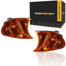 For 2000 Bmw 323ci Parkingsignal Light Pair W Amber Lens Bm2520106