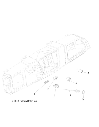 Polaris Choke Cable, Genuine OEM Part 7081299, Qty 1 - Picture 8 of 8