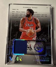 2023-24 Panini Noir - Screenplay Jerseys #SJ-EMB Joel Embiid Near Mint