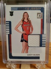 2025 Donruss WNBA Lucy Olsen Rookie Jersey Patch #7 (RC) Mystics