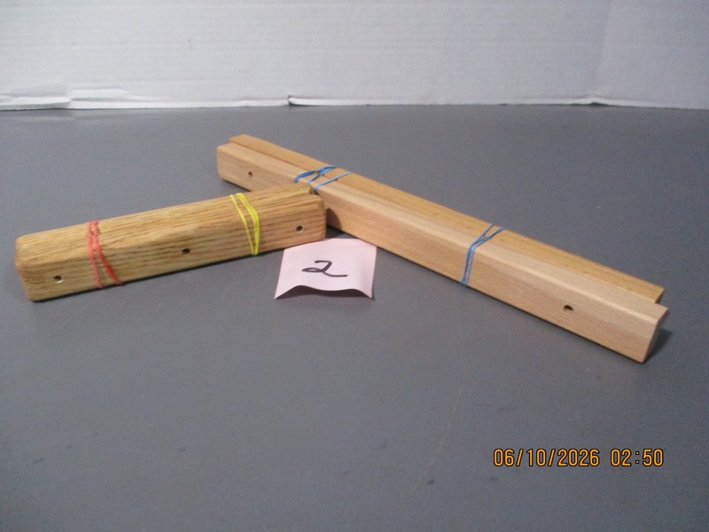 2 SETS OF SIDEBARS  -  FOR NEEDLEWORK SCROLL FRAMES - LOT #2