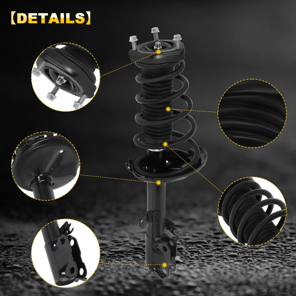 For 2008-2009 Lexus Rx350 FWD Rear Complete Struts Shock Absorber W/ Springs x2 - Image 3 of 4