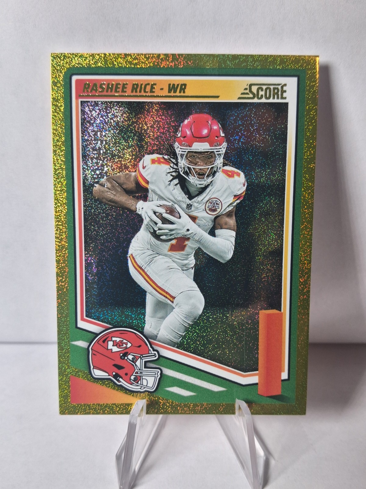2025 Score - Rashee Rice #182 Gold Dots /499