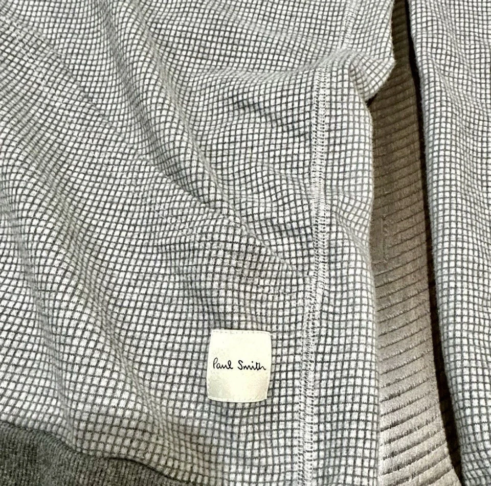 Paul Smith London Para Hombre Gris Sudadera con Capucha Cremallera Completa LS Sudadera Talla X-Grande Foto 4 de 4