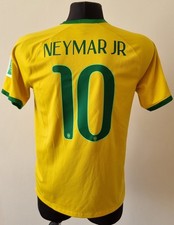 Brazil 2014 - 2015 Home football shirt Nike 10 Neymar Jr size Small