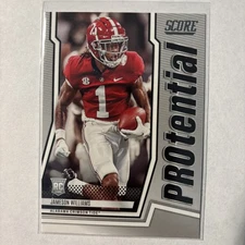 2022 Score - Protential Jameson Williams #P-JW (RC)