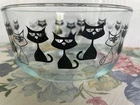 1 PYREX CATS Halloween Storage Bowl 1 Quart USA