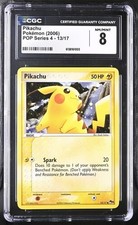 SWIRL CGC 8 PIKACHU 13 POP SERIES 4 HOLO POKEMON on eBay