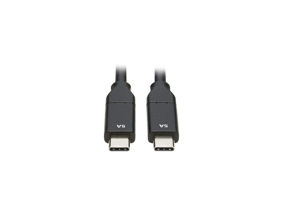 Tripp Lite U040-C3M-C-5A Black USB-C Cable (M/M) - USB 2.0, 5A Rating, USB-IF - Image 2 of 4