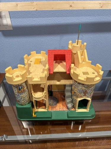 Vintage 1970s Little People Fisher Price Play Family Castle #993  *CASTLE ONLY*
