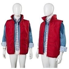 Marty McFly Cosplay costume Future Marty McFly Adult red coat fullsets Halloween