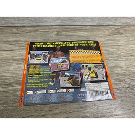 Sega Dreamcast Crazy Taxi Back Cover Art Insert Sega All Stars 1999