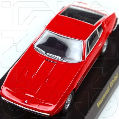 Maserati Ghibli 1967 KYOSHO 1:64 Red Giugiaro post 5000gt mistral pre khamsin