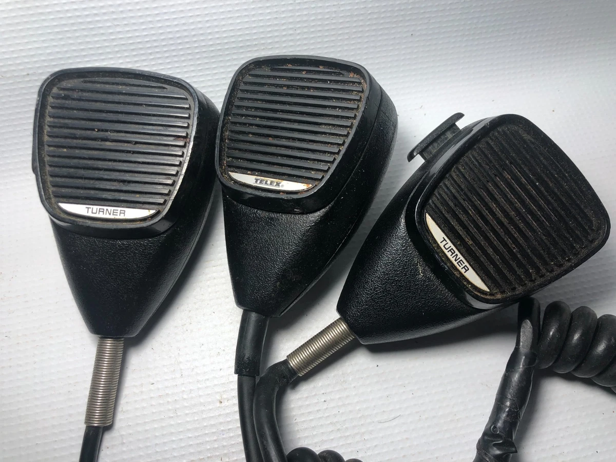 Micro CB Turner Plus Three - 4 Broches, Vintage USA, Non Testé, Aspect Propre