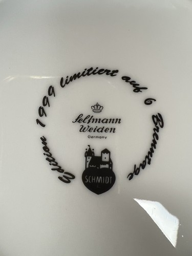 Seltmann Weiden Schmidt Germany Kanister Zinndeckel 1999 Limited Edition! - Bild 11 von 12