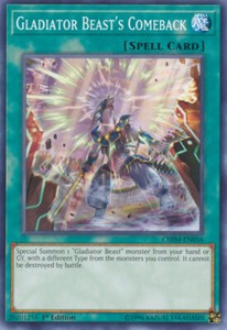 Gladiator Beast's Comeback - CHIM-EN056 - Common - 1st Edition x3 - Near Mint