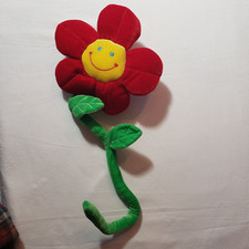 Vintage - NEW - Toys R Us Exclusive Red Poseable Flower Plush Animal Alley 23  