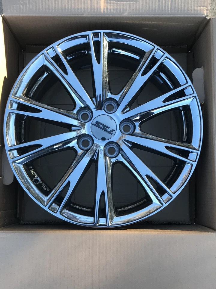 Rueda de 17 pulgadas Ace Alloy Aspire C915 cromo negro con cara mecanizada Foto 3 de 3