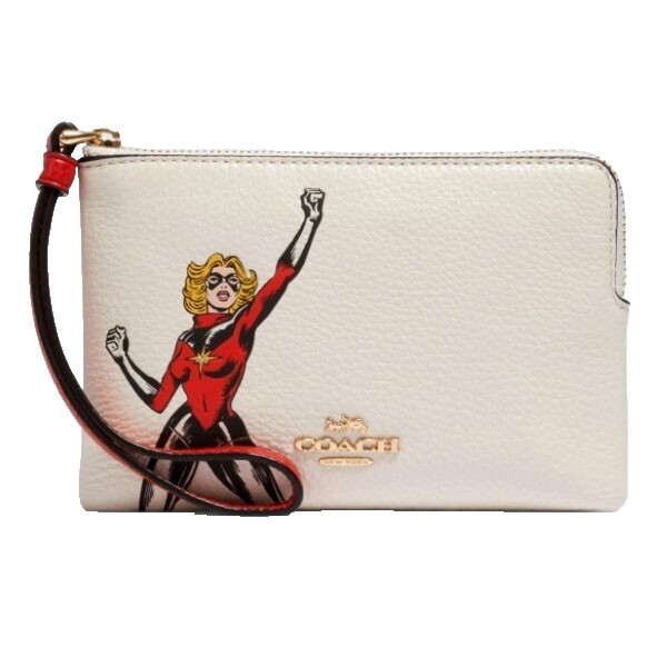 Authentic Coach Coach Captain America Wallet Coach Marvel Wallet