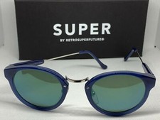 RetroSuperFuture 38A Panama Deep Blue Frame Size 47mm Sunglasses NIB