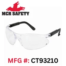 Crews Citation Safety Glasses ( MCR Safety #CT93210) - W/ Adjustable Temples