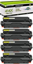High-Yield 414X W2022X Yellow Toner Cartridge for HP Laserjet Pro M454dn M454dw