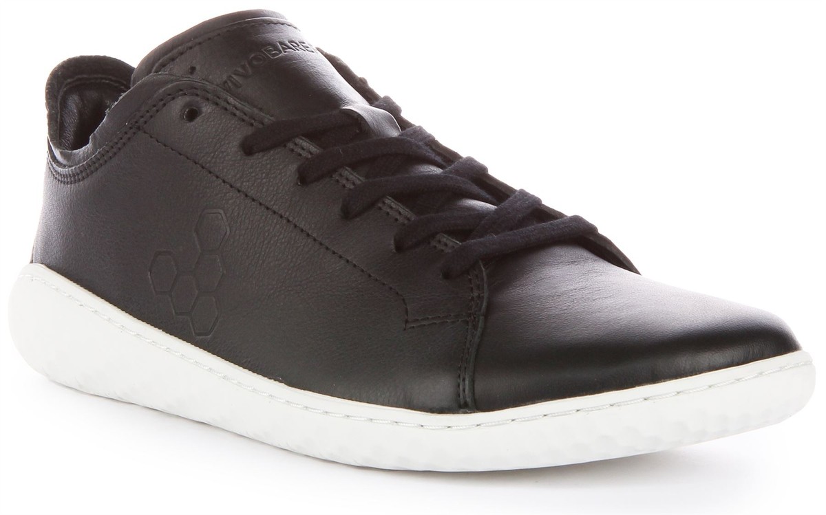 Vivobarefoot Geo Court III Sneakers - Men\'s Size EU 41 / US 8 - Black Amazon.com | Vivobarefoot Mens Geo Court III Leather  main image 2