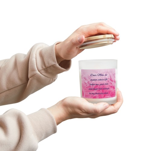 Scented Frosted Candle for Mom, Gift for Her, Mother’s Day Present, Home Decor - Picture 13 of 54