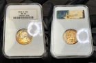 MS66 1948-D 25C Washington Silver Quarter, NGC- Old Fatty Holder, Pretty Toned