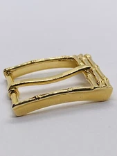 Van Cleef & Arpels VCA 18k 750 Gold Bamboo Belt Buckle Solid 18K