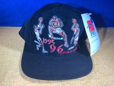 S9-58 CHICAGO BULLS 95-96 NBA CHAMPS - SNAPBACK - VINTAGE OLD SCHOOL CAP/HAT NEW