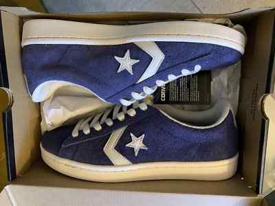 Never Worn - Men's Size 8.5 - Converse Pro Leather 76 Low Midnight Navy