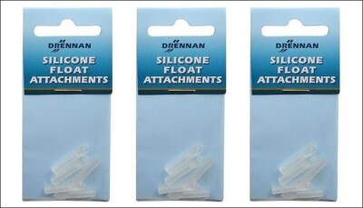  Drennan Silikon Schnellwechsel Schwimmaufsätze - 3 PACKUNGEN 