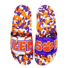 Hype Co College NCAA Unisex Clemson Tigers Sandal Slides