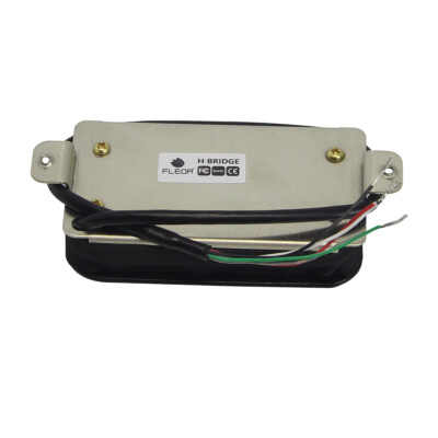 Alnico5 Charra Elettrica Humbucker 16.6K Lama/ve Esagonale Regolazione Doppia Bobina Con Cavo A 4 Derivazioni/spacco Bobina Alnico V Nero - Foto 3