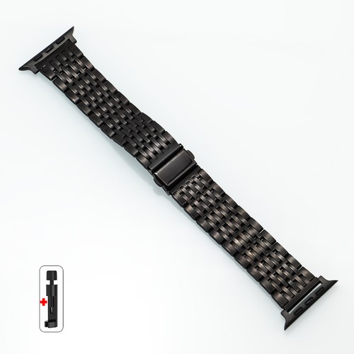 Stainless Steel For Apple Watch Ultra iWatch Band 10 9 8 7 6 40/42/44/45/49/46mm - Photo 9 sur 13