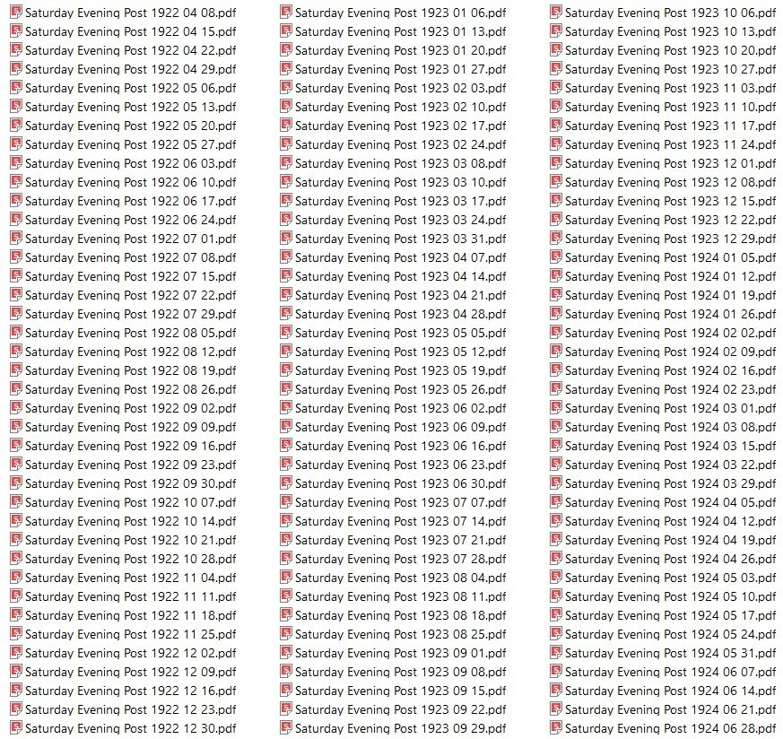 SATURDAY EVENING POST 1920S 505 Classic Issue Collection PDF On USB Flash Drive - Image 4 of 4