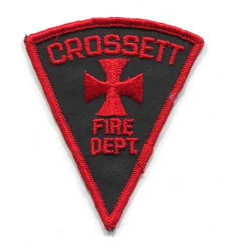 Crossett Fire Department Patch Arkansas AR - Picture 1 of 1