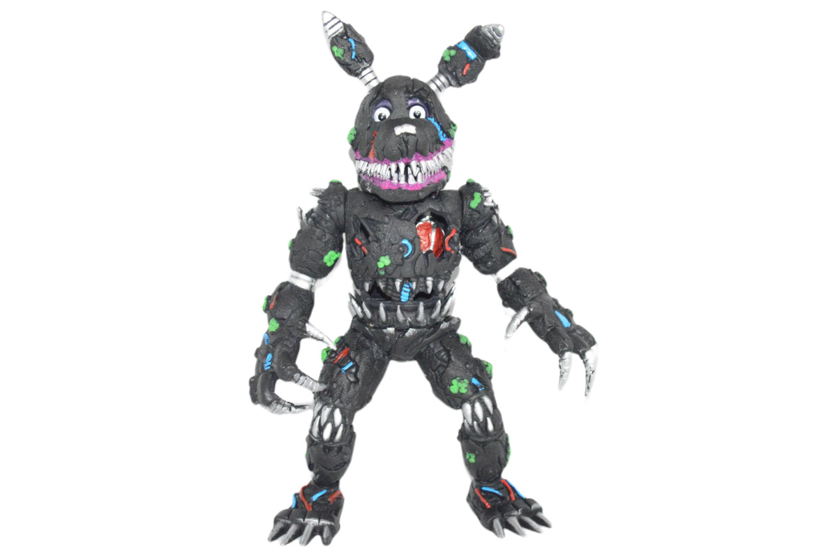 TOY FIGURE MEXICAN FIVE NIGHTS AT FREDDY 'ANIMATRONICS SPRINGTRAP C TWISTED  9IN