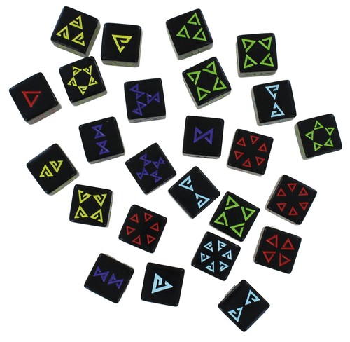Lithyc Gioco da Tavolo in Legno - Gioco da Tavolo di Dadi per 1-4 Giocatori - Scatola Giochi Educativi in ​​Legno con 8 Dadi (Quadricolore