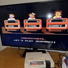 Jeopardy! Junior Edition NES Nintendo With Instruction Book And Sleeve. Works!!!
