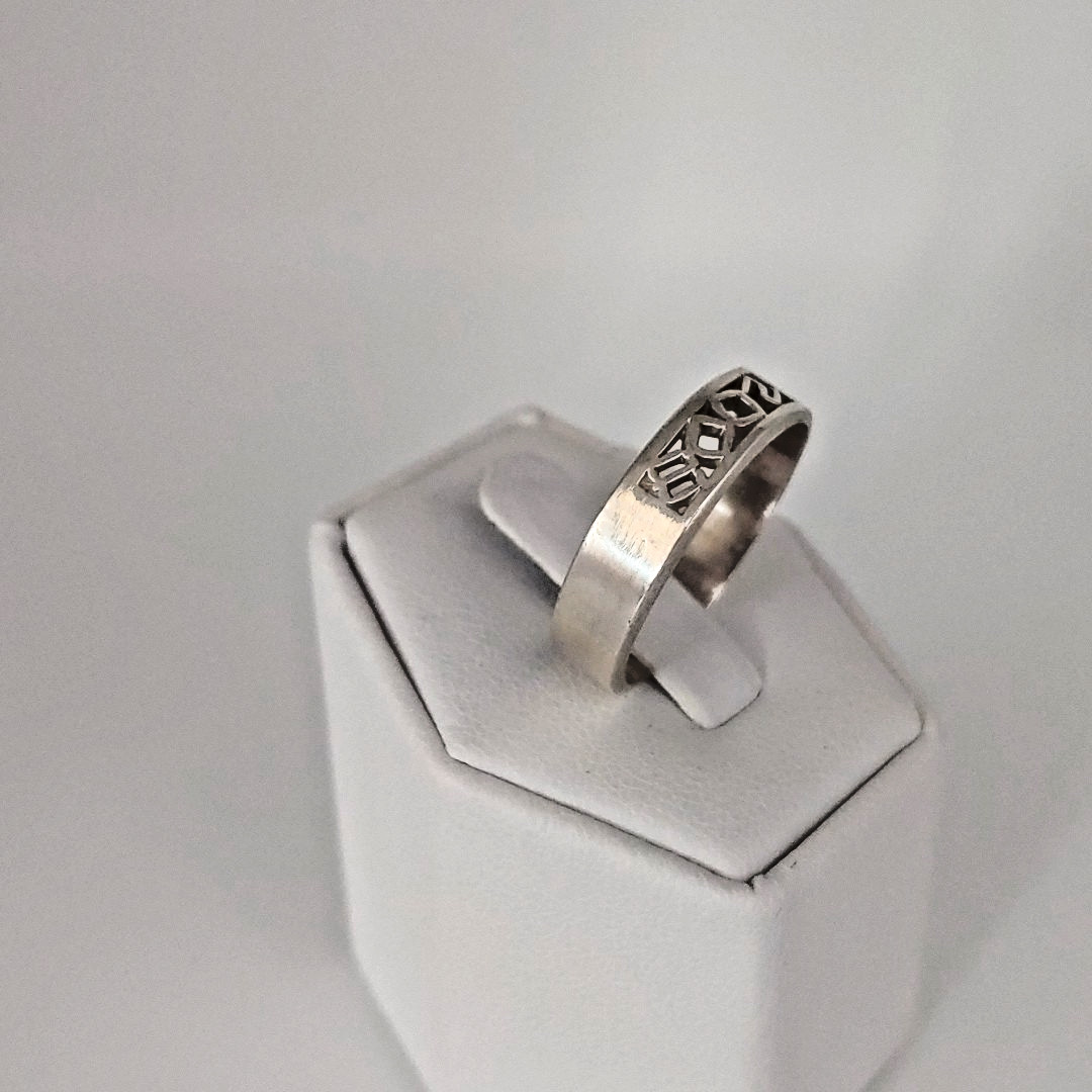 STUNNING .925 Vintage Sterling Silver Estate Ring Size 10.5