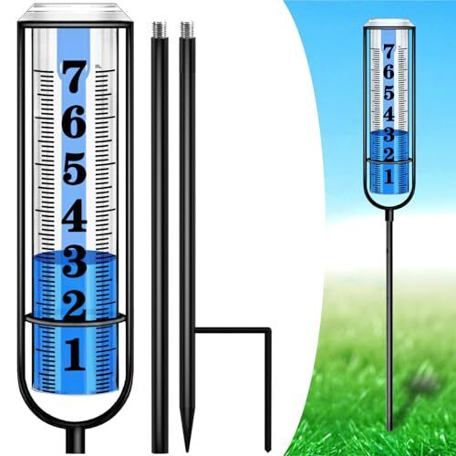 Rain Gauge Outdoor, Rain Gauges Outdoors Best Rated, Accurate Rain Measure - Picture 2 of 8