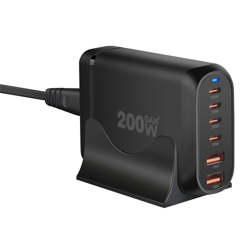 65W-200W GaN Wall Charger QC4 PD3 2 USB-C For iPhone 15 Pro Galaxy S25 Laptop - Picture 34 of 67