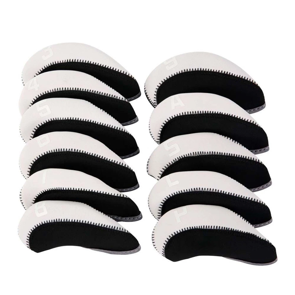 11Pcs Golf Iron Headcover Protector Case Golf Putter Accessories Golf Club Cover - Image 2 of 4