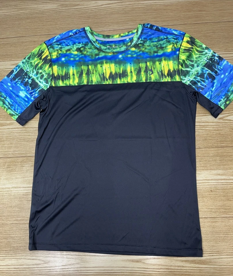 Camiseta Para Niño Reel Legends Freeline De Manga Corta Franela Para Pesca Foto 4 de 4