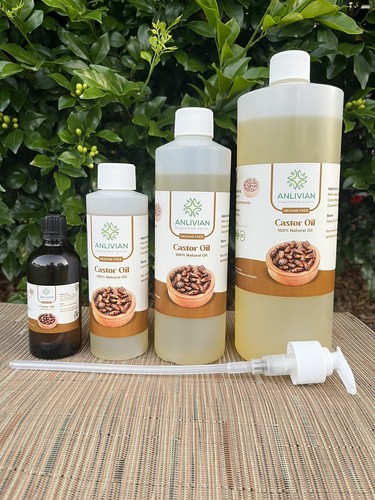 Castor Oil Organic 100% Pure,cold pressed,Hexane Free 100ml 500ml 1000 ML - Picture 3 of 16